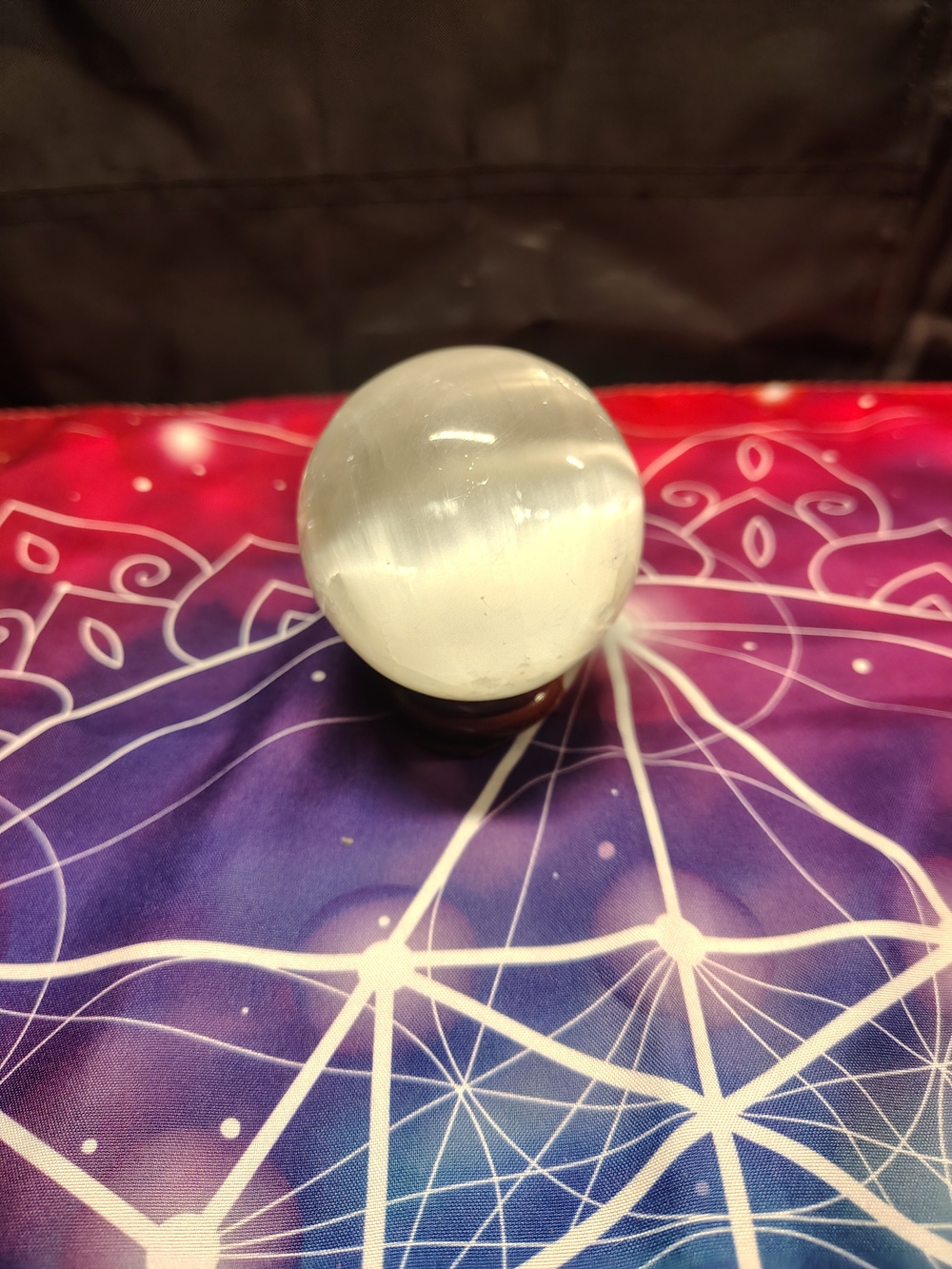 Selenite Crystal Sphere - White Healing Orb